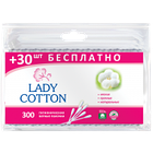 Ватні палички Lady cotton 300 шт. п/е