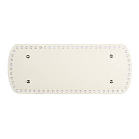 Дно закруглене для сумки з ніжками (30*12 см), колір Айворі