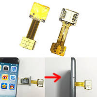 Перехідник на 2 Nano SIM + MicroSD у комбінований лоток