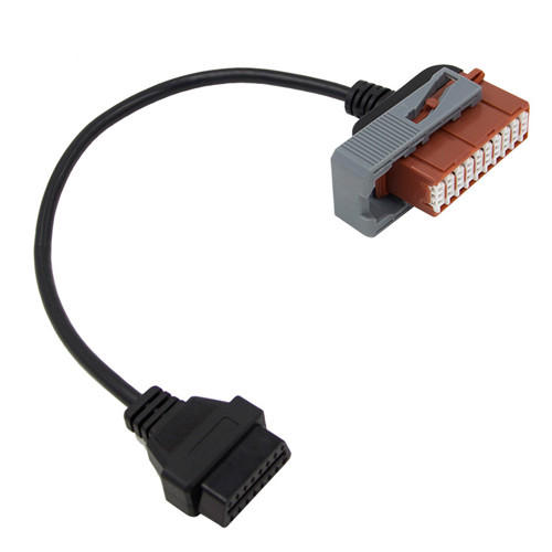 Перехідник з OBD2 16pin мама на Peugeot Citroen 30pin тато