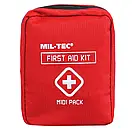 Військова укомплектована аптечка першої допомоги MIL-TEC Midi Pack Червона/ Армійська аптечка з кріпленням Molle, фото 8