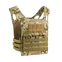 Тактическая плитоноска Plate Carrier - ALPC/ Военная плитоноска мультикам/ Разгрузочный жилет с системой MOLLE