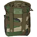 Підсумок для скидання магазинів MFH Dump Pouch Woodland / тактична сумка для скидання магазинів Molle, фото 3