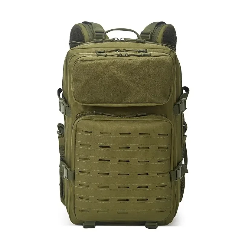 Штурмовий тактичний рюкзак Olive з кріпленням Molle/ військовий рюкзак 45 літров оливковий/
