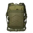 Штурмовий тактичний рюкзак Olive з кріпленням Molle/ військовий  рюкзак 45 літров оливковий/, фото 5
