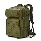 Штурмовий тактичний рюкзак Olive з кріпленням Molle/ військовий  рюкзак 45 літров оливковий/, фото 6