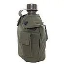 Армійська фляга для води 1л/ військова оливкова фляга в чохлі з MOLLE/ тактична фляга з підстаканником/, фото 3