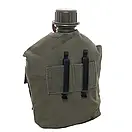 Армійська фляга для води 1л/ військова оливкова фляга в чохлі з MOLLE/ тактична фляга з підстаканником/, фото 4