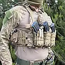 Тактична військова плитоноска Asdag зі швидким скиданням/ Розвантажувальний жилет із системою MOLLE/ Піксель, фото 3