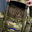 Тактичний рюкзак FIELD з кишенями/ Армійський рюкзак мультикам з MOLLE/ Військовий штурмовий рюкзак 160л/, фото 5