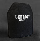 Тактична бронеплита 6 клас захисту 30х25 см/ Бронеплита в бронежилет UKRTAC/ Керамічна бронеплита, фото 3
