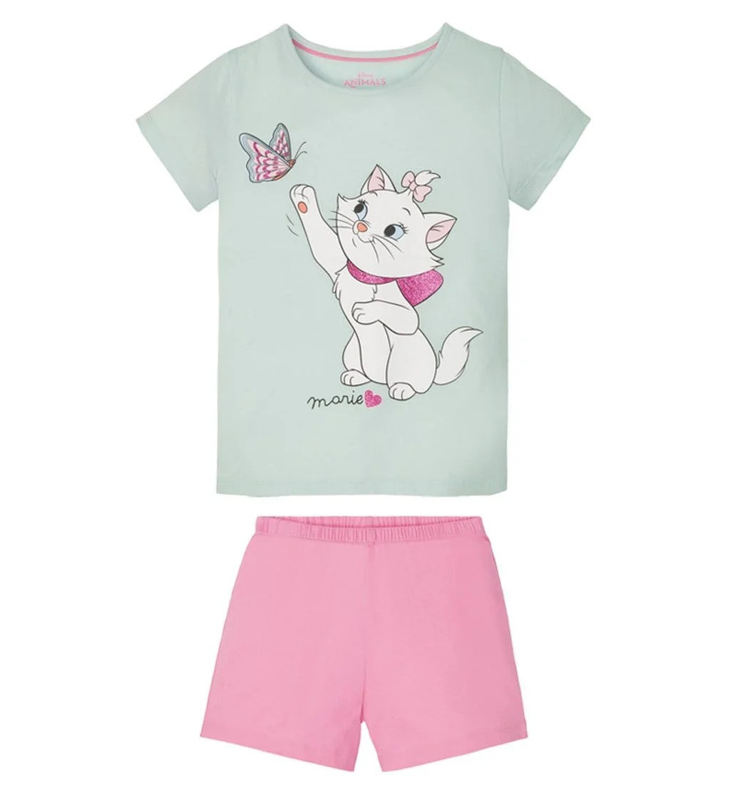 Піжама для дівчинки "Марie", зріст 86-92, колір м'ятний, рожевий