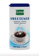 Сахарозаменитель Gina Sweetener 1200шт