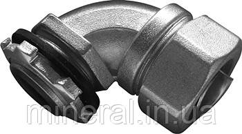 Ввод кутовий e.met.angle.stand.sldx.25 для металорукава 25мм(1")