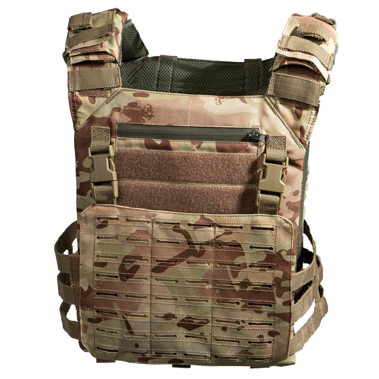 Тактична плитоноска Нептун мультикам з MOLLE/ Камуфляжна плитоноска під плити 25х30/27х32/ Мультикам
