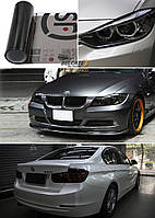 Плівка антигравійна для фар автомобіля 16м*30см Чорний Глянець ПВХ-160микрон (бухта)