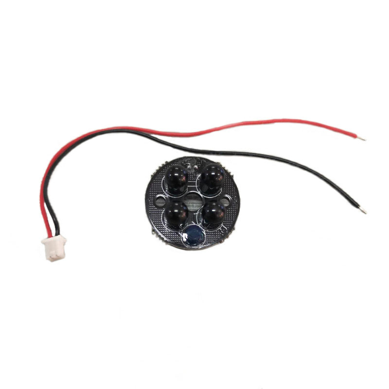 ІЧ-підсвітка-модуль для камери низьковольтна LONGSE L4F, повністю невидима 940 нм, 5 В, 4LED, освітлення 60°, фото 1