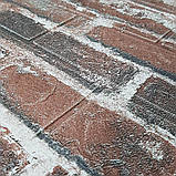 Самоклеющаяся декоративная 3D панель под красный екатеринославский кирпич в рулоне 3080x700x3мм, фото 7