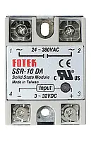 Твердотельное реле SSR Fotek-10 DA - 10A 380VAC / 32VDC