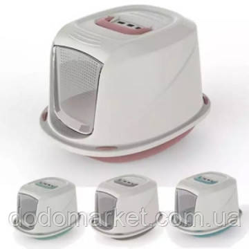 Туалет для кішок із ручкою та фільтром Galaxy Jumbo, фото 1