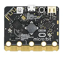 BBC micro: Bit 2 GO - освітній модуль, Cortex M4, акселерометр, Bluetooth, LED 5x5 + аксесуари