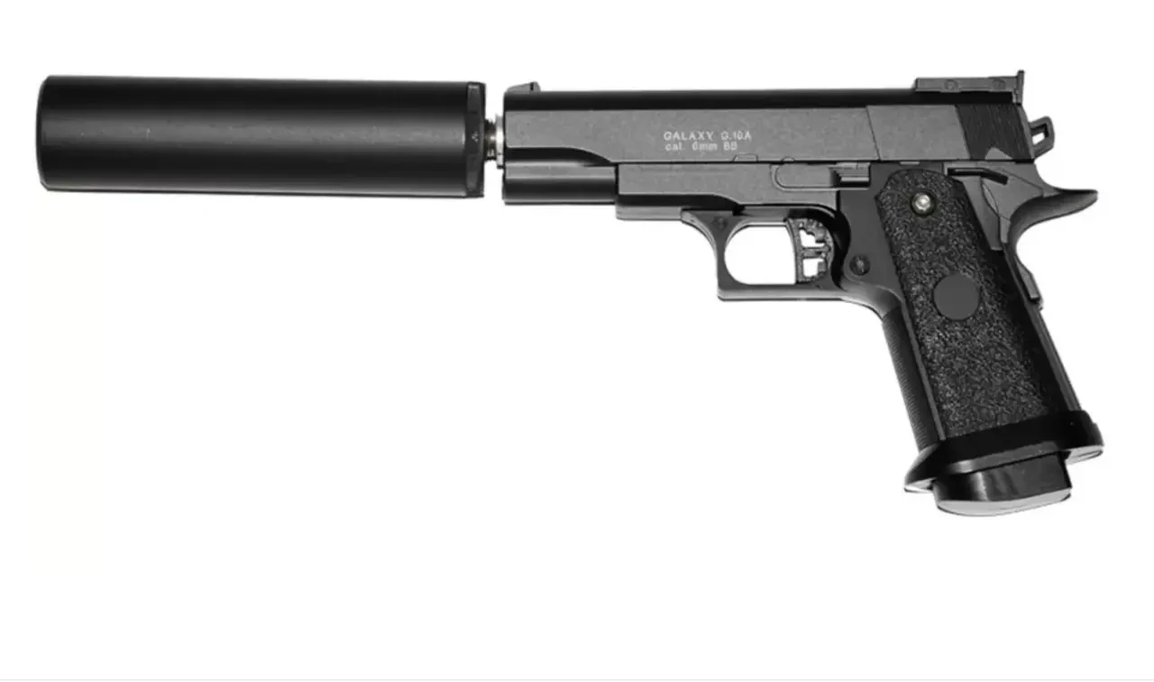 Дитячий Пістолет із глушником Кольт Galaxy g10a Colt - фото 2 - id-p1876355827