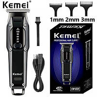 Профессиональный триммер для бритья и стайлинга бороды и усов Kemei KM-659 и стрижки головы аккумуляторный V&A