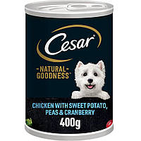 Корм для собак Cesar Natural Goodness Adult Wet Dog Food Tin Chicken & Veg 400 г