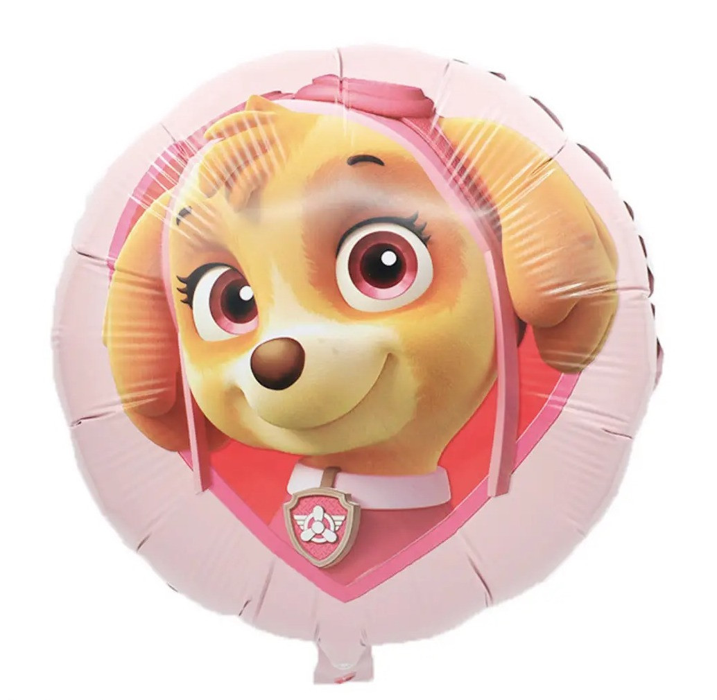 Фольгована кулька Щенячий Патруль Скай Посмішка круглий 45см (18")