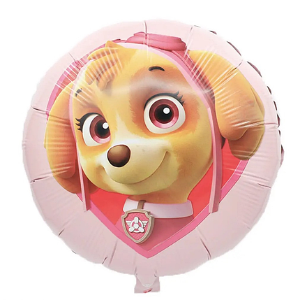 Фольгована кулька Щенячий Патруль Скай Посмішка круглий 45см (18"), фото 1