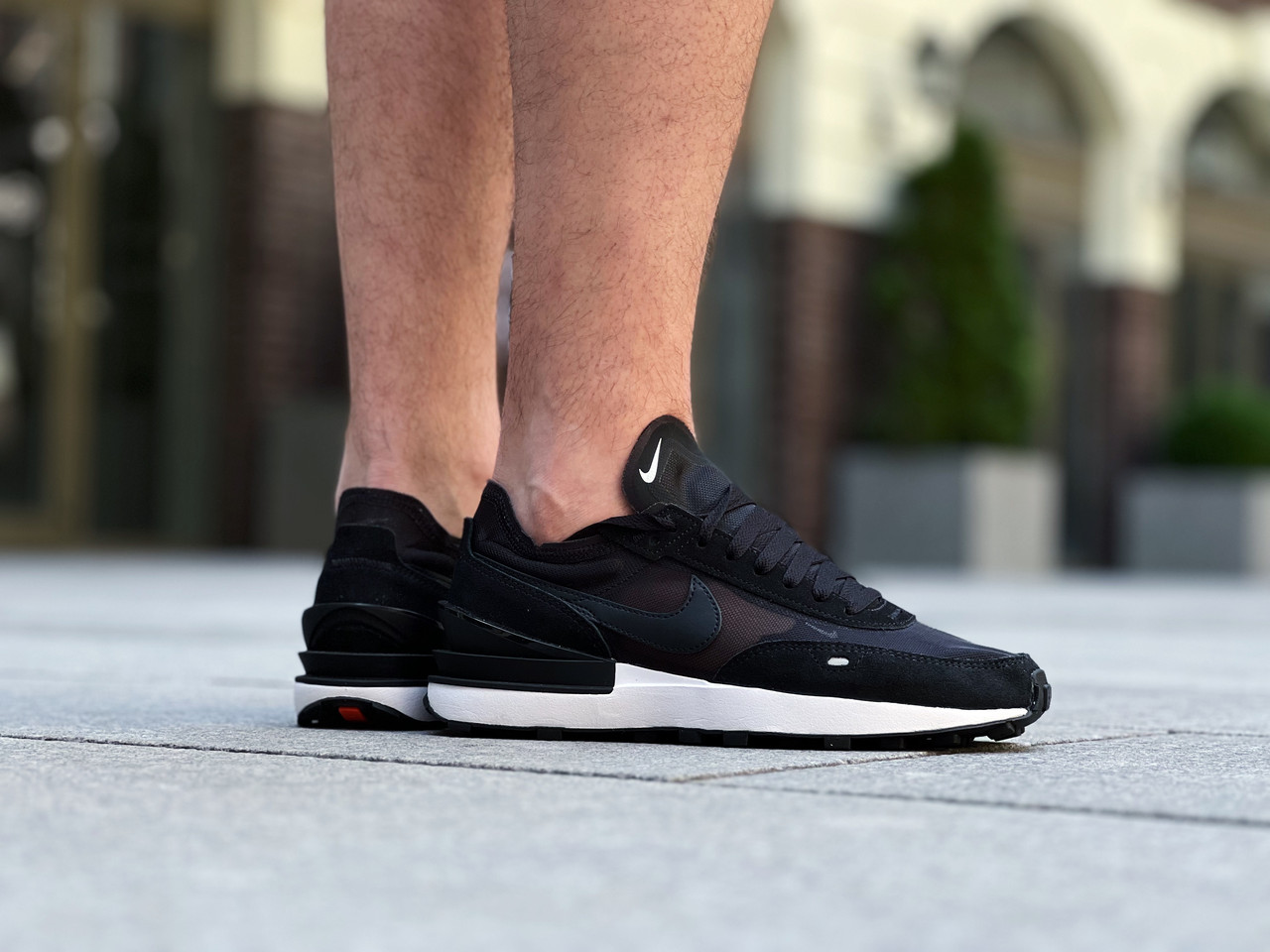 Кросівки чоловічі Nike Waffle One Black / DA7995-001 (Розміри:41,42,43,45,5,47)
