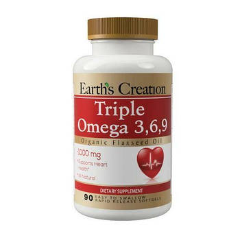 Earths Cre Triple Omega 3-6-9 1000 mg - 90 софт гель