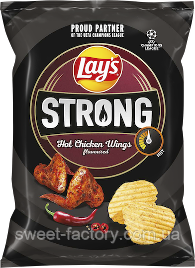Чипси Lay's Strong Hot Chicken Wings 130g: продаж, ціна у Чернігові ...