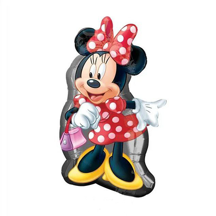 Фольгована кулька Мінні Маус із Сумочкою 77х50см (30"), фото 2