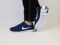 Мужские кроссовки Nike Free Run 3.0 Blue White