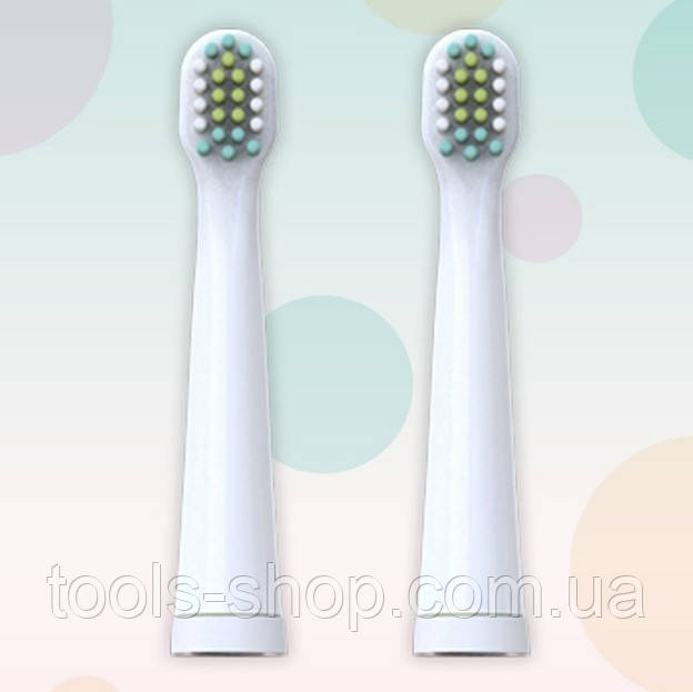 Насадки Vega Kids VK-10B для дитячої електричної зубної щітки VK-500, фото 1