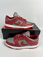 Мужские кроссовки Nike Dunk Low Retro Medium Grey Red