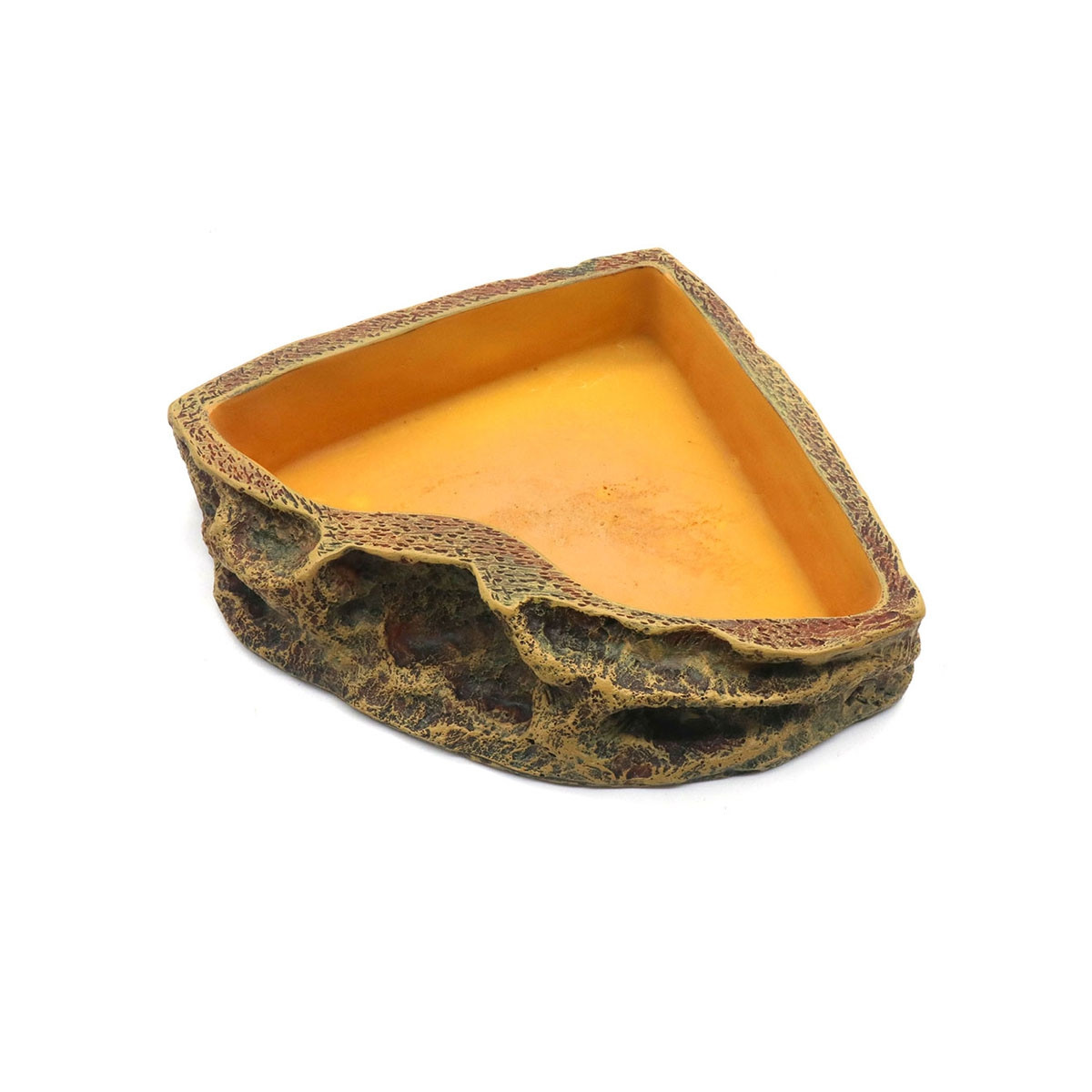Чаша для тераріуму кутова 19x14x3 см