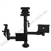 Ергономічна стійка (робоче місце продавця) POS-монітор + принтер чеків + клавіатура + платіжний термінал