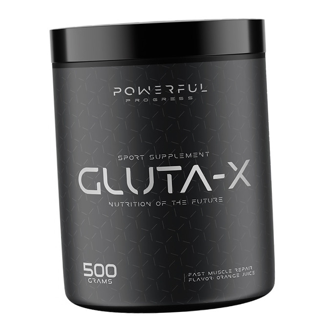 Глютамин в порошку Gluta-X Powerful Progress 500 грам, фото 1