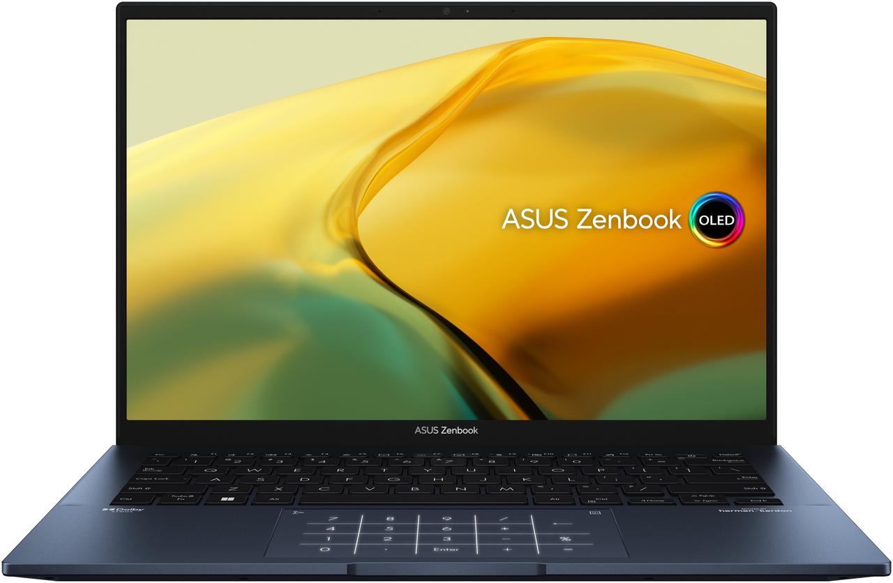 ASUS Ноутбук Zenbook 14 UX3402VA-KM065WS 14" 2.8K OLED, Intel i5-1340P, 16GB, F512GB, UMA, Win11, Голубий  Baumar - Завжди Вчасно
