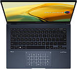 ASUS Ноутбук Zenbook 14 UX3402VA-KM065WS 14" 2.8K OLED, Intel i5-1340P, 16GB, F512GB, UMA, Win11, Голубий  Baumar - Завжди Вчасно, фото 3