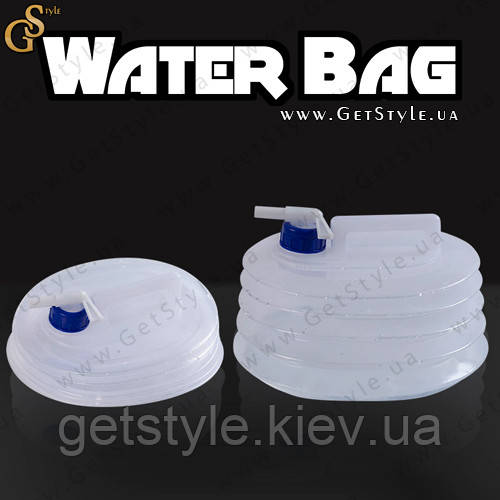 Складана пляшка для води Water Bag 10 літрів