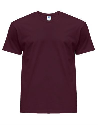 Футболка чоловіча бордова з круглим вирізом JHK -  BU- TSRA150