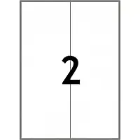 Етикетки самоклейкі (105x297 мм) на аркуші А4