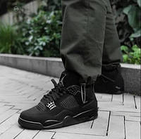 Мужские кроссовки Nike Jordan 4 Black Cat