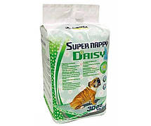 Пелюшки для собак Croci Super Nappy Daisy 57*54 см з ароматом ромашки, 30 пелюшок в упаковці (C6028312)