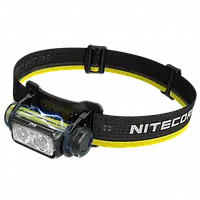 Nitecore NU40 Фонарь налобный (1000LM Белый + Красный LED Датчик приближения, Индикация 2600 mAh, USB Type-C)