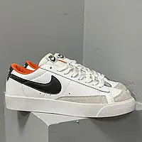 Кроссовки женские Nike Blazer Low 77 White Black Orange 42