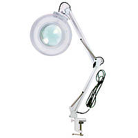 Лампа-лупа настольная LED Af843 на струбцине